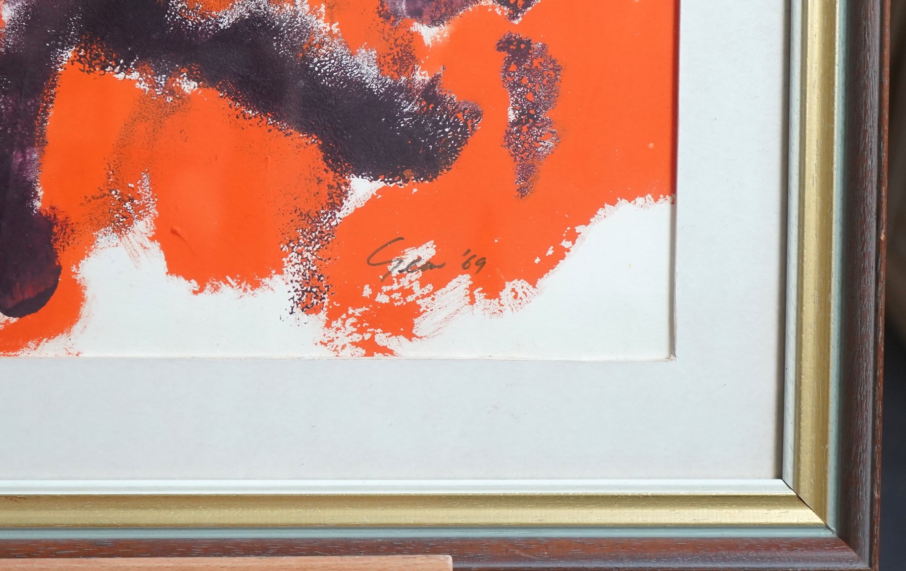 William Gear RA RBSA, (1915-1997), 'Yellow Centre, July 1969'